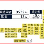 【新型コロナ】全国9572人の新規感染者…10日連続で前週同曜日を上回る 27日