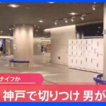 JR神戸駅の地下街で切りつけ事件　男性がカッターナイフのようなもので切られる　60～70代くらいの男が現場から逃走｜TBS NEWS DIG