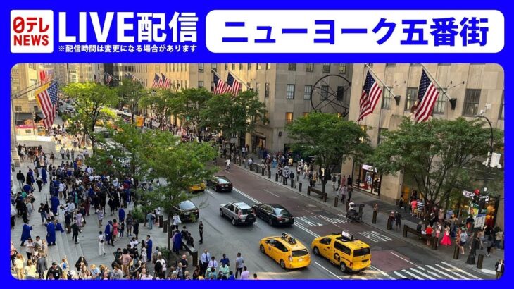 【LIVE】ニューヨーク五番街 ライブカメラ 5th Ave. New York, USA