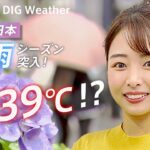 【LIVE 6/23 20:00～】週末の関東は猛暑日予想！ 西日本～東日本は梅雨後半 今後の雨は？ | TBS NEWS DIG Weather