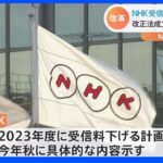 「NHK受信料値下げ」の原資確保へ 改正放送法が可決・成立 不払い世帯へ割増金も｜TBS NEWS DIG