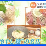 連日行列！究極のこだわりうどんに、そば×オリーブオイル！？　夏に食べたい“三大冷やし麺”の名店をご紹介｜TBS NEWS DIG