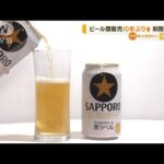 ビール類販売10年ぶり増も…コロナ拡大前から13％減(2022年7月13日)