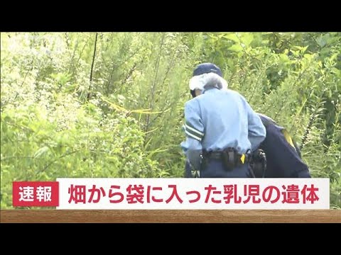 【速報】畑で袋に入った乳児の遺体見つかる　神奈川・秦野市(2022年7月1日)
