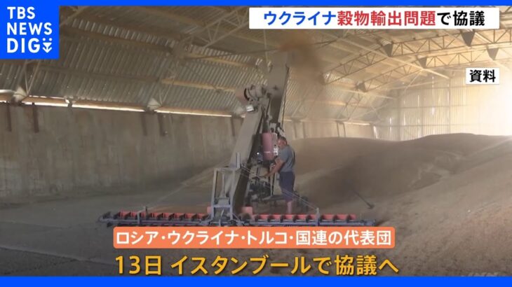 穀物輸出停滞で“食料危機”懸念…ロシア・ウクライナ・トルコ・国連が協議｜TBS NEWS DIG