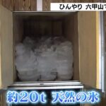 天然のクーラー『冬の氷で夏を涼しく』神戸・六甲山の展望台で氷室開き（2022年7月13日）