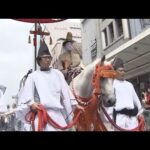 【今年は３年ぶりの山鉾巡行】祇園祭「社参の儀」　稚児が十万石の大名と同じ格式得る儀式