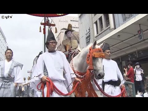 【今年は３年ぶりの山鉾巡行】祇園祭「社参の儀」　稚児が十万石の大名と同じ格式得る儀式