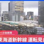 【速報】東海道新幹線 新横浜－小田原間で雨のため運転見合わせ｜TBS NEWS DIG