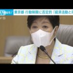 東京都　行動制限に否定的「経済活動と両立を図る」(2022年7月16日)