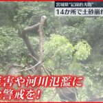 【記録的大雨】宮城県“記録的大雨”土砂崩れや河川氾濫