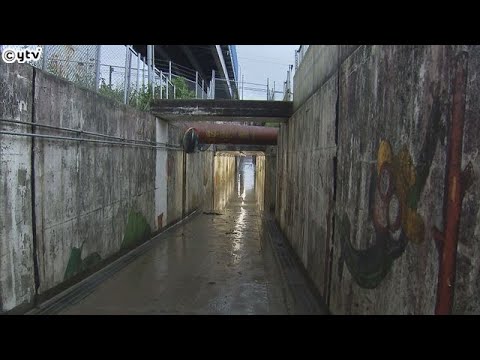大雨で冠水した地下道に誤って入り溺れた可能性も　女性が死亡　滋賀・近江八幡市