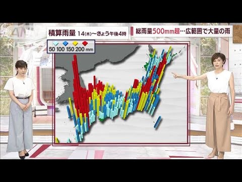 【全国の天気】あすも九州は前線影響　関東は不安定に(2022年7月20日)