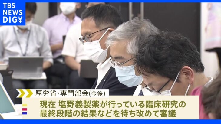 塩野義製薬のコロナ経口薬の承認見送り「継続審議」に　厚労省専門部会｜TBS NEWS DIG