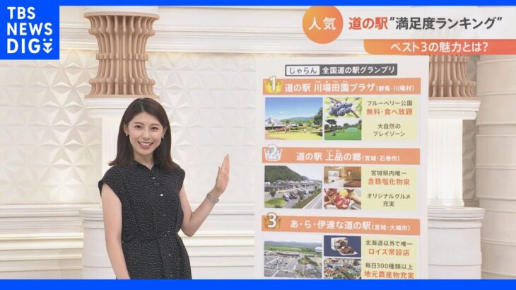 “空の駅”に“海の駅”!?全国「道の駅」グランプリ｜TBS NEWS DIG