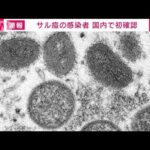 【速報】「サル痘」への感染を日本国内で初確認　厚労省関係者(2022年7月25日)