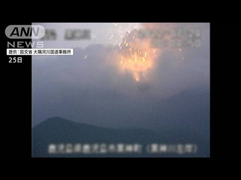 桜島　警戒レベル引き下げ　鹿児島市が避難指示解除(2022年7月28日)