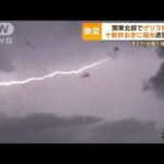 「ゲリラ雷雨」相次ぐ…群馬で十数秒おきに“稲光”　奈良でタクシー乗り場“浸水”(2022年7月28日)