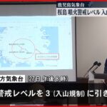 【桜島】噴火警戒レベル引き下げ 鹿児島市が避難指示を解除