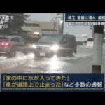 「家の中に水が」「車が道路上で止まった」通報多数　埼玉・記録的短時間大雨情報(2022年7月28日)