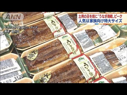 23日「土用の丑」うなぎ　人気は家族向け特大サイズ(2022年7月22日)