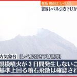 【桜島】噴火警戒レベル「引き下げ」27日にも判断