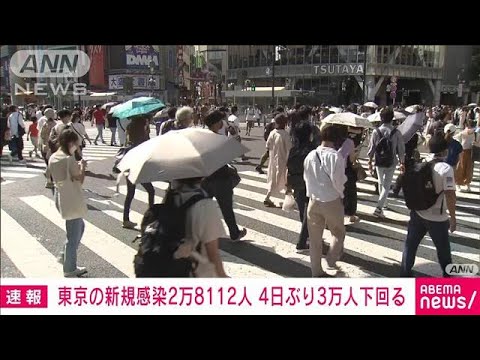【速報】東京で2万8112人　新型コロナ新規感染者(2022年7月24日)