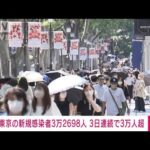 【速報】東京の新規感染32698人　3日連続で3万人超　新型コロナ(2022年7月23日)