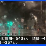 台風4号上陸　高知に線状降水帯　1時間に86ミリの雨｜TBS NEWS DIG