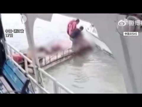 強風にあおられ釣り船“転覆”…7人死亡　中国・浙江省(2022年7月18日)
