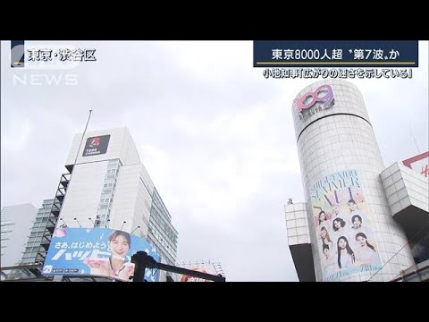 「全国旅行支援」にも影響？東京8000人超…新型コロナ“第7波”か(2022年7月6日)