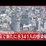【新型コロナ】東京8341人の新規感染確認 およそ3か月ぶり8000人を上回る 6日