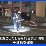 栃木・小山市の交差点でひき逃げ 90代女性死亡、現場に戻ってきた男を確保｜TBS NEWS DIG