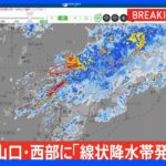山口県に「線状降水帯発生情報」発表｜TBS NEWS DIG