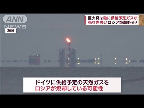 売り先失い焼却処分？一日で約14億円分とも…露の天然ガス　独ではビール価格高騰(2022年8月28日)