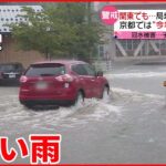【局地的に激しい雨】前線や湿った空気の影響 18日にかけ東北や九州北部で警戒を