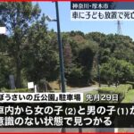 【20代母親を逮捕】公園の駐車場で車内に子ども2人放置…死亡