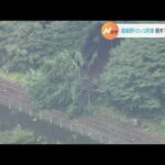 嵯峨野トロッコ列車の線路に「倒木」…22日も運休　運転士が発見し列車は駅に引き返す（2022年8月21日）