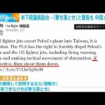 ペロシ氏の搭乗機　「台湾着陸なら撃ち落とせ」　中国メディア前編集長(2022年8月1日)