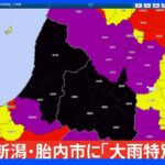 新潟県に発表の「大雨特別警報」胎内市も対象に｜TBS NEWS DIG
