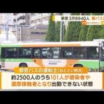 “都営バス減便”感染者が続出…運転士は出勤できず(2022年8月4日)