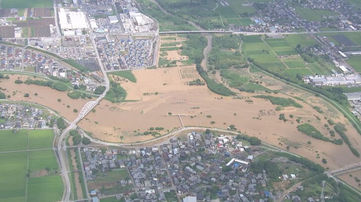 滋賀県北部５日朝“記録的短時間大雨情報が発表”　長浜・高時川氾濫　一時２６００世帯に避難指示