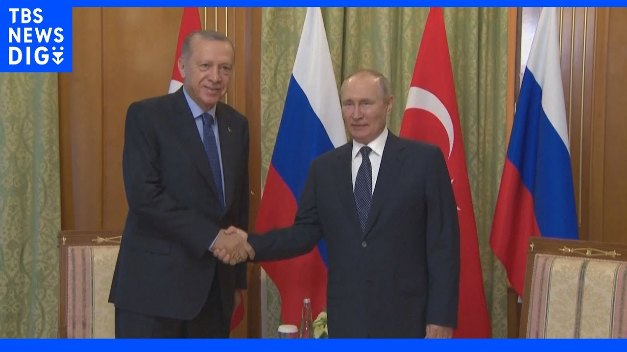 ロシア産農産物の輸出も求める姿勢　プーチン大統領がエルドアン大統領と会談｜TBS&nbsp;NEWS&nbsp;DIG
