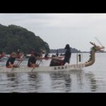 ドラゴンカヌー水面を駆ける　京丹後で大会