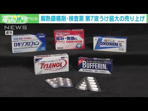 【独自】受診できずドラッグストアで…　解熱剤・検査薬の売り上げ　コロナ禍で最大に(2022年8月8日)