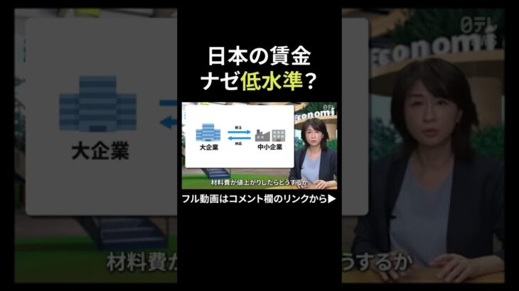 ナゼ日本の賃金は低水準？