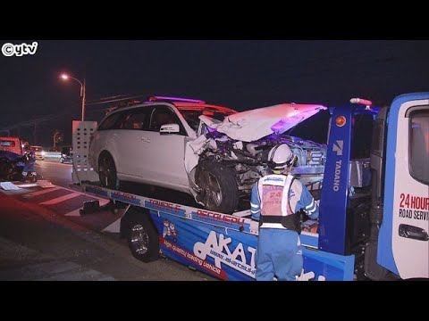 神戸市須磨区で車やバイク計３台が絡む事故　１人が心肺停止　男の呼気から基準値超えるアルコール検出