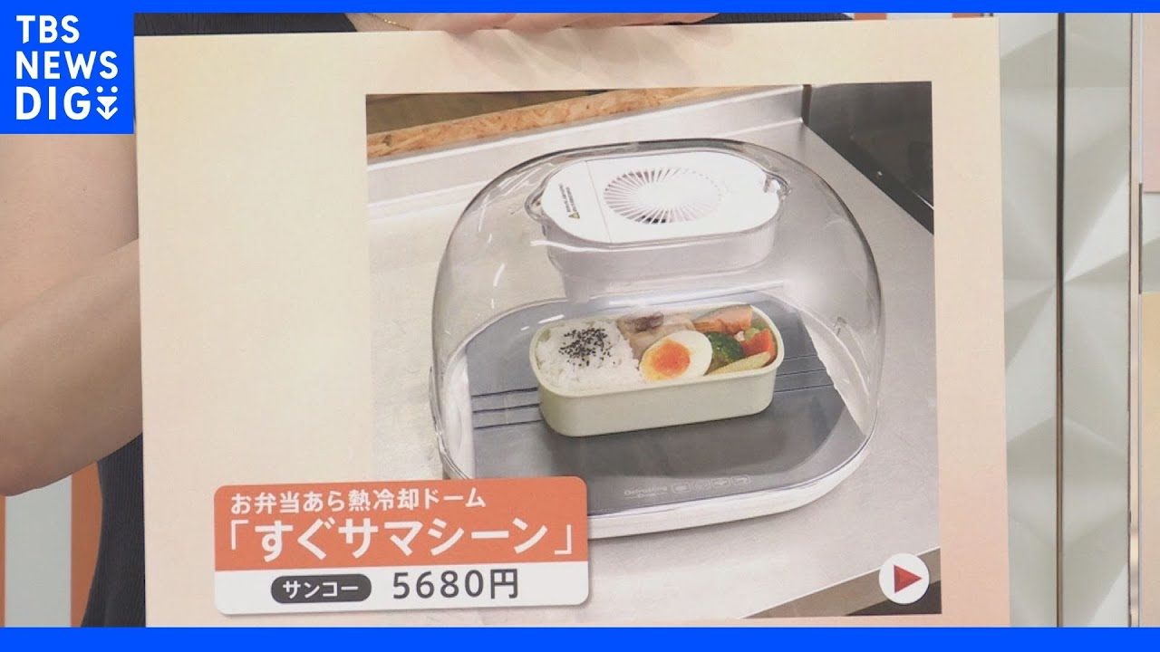 真夏の食中毒に注意!おにぎりの“安全な”握り方って?保冷剤“不要”の進化系弁当箱も登場!|TBS NEWS DIG