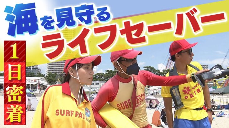 【ライフセーバーの１日】「沈む前にいかに見つけるか」…３年ぶり海開きでマッチョも集う夏『危険生物・助けてサイン・迷子』（2022年8月9日）