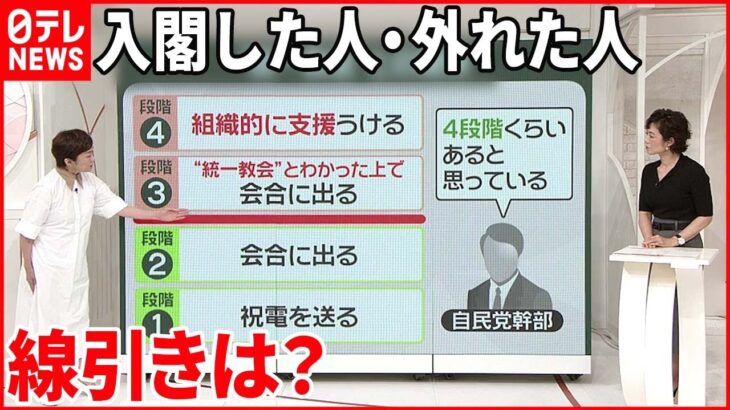 【改造内閣が発足】自民党幹部「“統一教会”との関係性は4段階ある」